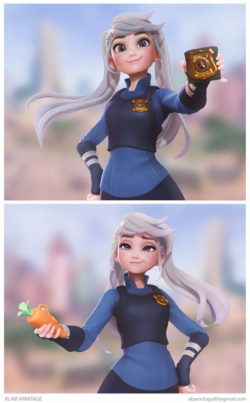 Хуманизация Judy Hopps